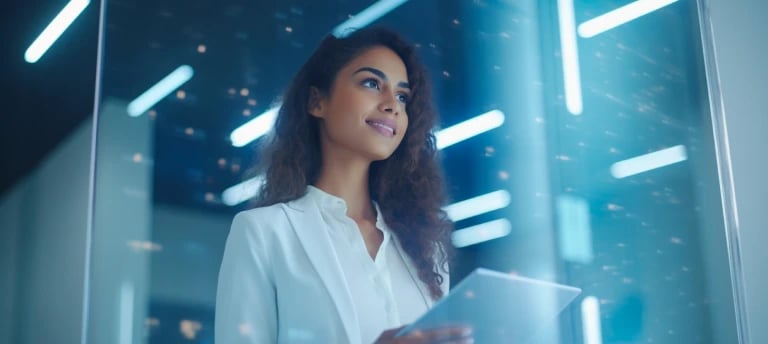 img-woman-looking-out-the-window-holding-a-tablet